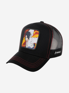 Бейсболка с сеточкой CAPSLAB CL/NS/1/FIR2 Naruto Sasuke (черный), Черный Capslab®
