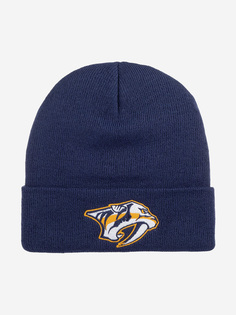 Шапка с отворотом AMERICAN NEEDLE 21019A-NAP Nashville Predators Cuffed Knit NHL (синий), Синий