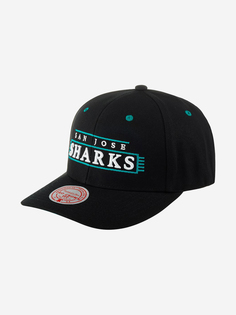 Бейсболка MITCHELL NESS HHSS5372-SJSYYPPPBLCK San Jose Sharks NHL (черный), Черный Mitchell&Ness