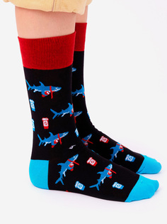 Носки St. Friday Socks - Акулатте, Черный
