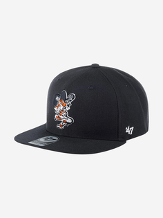 Бейсболка с прямым козырьком 47 BRAND BCPTN-NSHOT09WBP Detroit Tigers MLB (синий), Синий