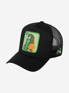 Бейсболка с сеточкой CAPSLAB CL/REM/1/CKL2 Rick and Morty Pickle Rick (черный), Черный Capslab®