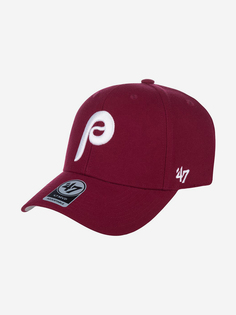 Бейсболка 47 BRAND BCWS-SUMVP19WBP Philadelphia Phillies MLB (малиновый), Мультицвет