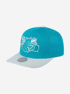 Бейсболка MITCHELL NESS 6HSSSH21347-CHOTEAL Charlotte Hornets NBA (голубой), Голубой Mitchell&Ness