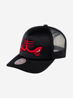 Бейсболка с сеточкой MITCHELL NESS HHSS3467-CBUYYPPPBLCK Chicago Bulls NBA (черный), Черный Mitchell&Ness
