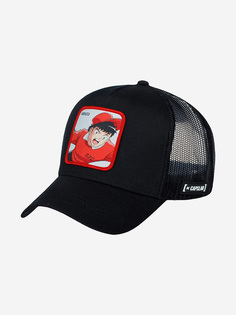 Бейсболка с сеточкой CAPSLAB CL/TSU/1/WAK4 Captain Tsubasa Genzo Wakabayashi (черный), Черный Capslab®