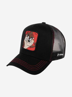 Бейсболка с сеточкой CAPSLAB CL/LOO/1/TAZ1 Looney Tunes Taz (черный), Черный Capslab®