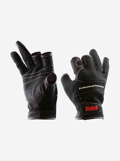 Перчатки спиннингиста Alaskan трехпалые XL, Черный