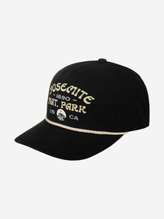 Бейсболка AMERICAN NEEDLE 23002A-YONP Yosemite National Park Canvas Cappy (черный), Черный
