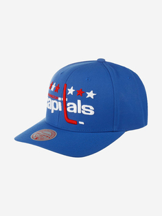 Бейсболка MITCHELL NESS HHSS5370-WCAYYPPPBLUE Washington Capitals NHL (синий), Синий Mitchell&Ness