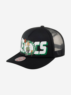 Бейсболка с сеточкой MITCHELL NESS HHSS5345-BCEYYPPPBLCK Boston Celtics NBA (черный), Черный Mitchell&Ness