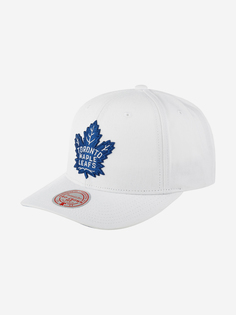 Бейсболка MITCHELL NESS HHSS5758-TMLYYPPPWHIT Toronto Maple Leafs NHL (белый), Белый Mitchell&Ness