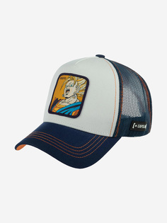 Бейсболка с сеточкой CAPSLAB CL/DBZ3/1/VEG2 Dragon Ball Vegeta (белый), Белый Capslab®