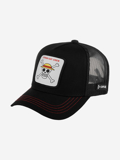 Бейсболка с сеточкой CAPSLAB CL/OP1/1/SKU2 One Piece Skull (черный), Черный Capslab®