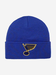 Шапка с отворотом AMERICAN NEEDLE 21019A-SLB Saint Louis Blues Cuffed Knit NHL (синий), Синий