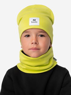 Комплект (шапка, снуд) для мальчика bodo, Зеленый