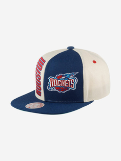 Бейсболка с прямым козырьком MITCHELL NESS HHSS5154-HROYYPPPOWNY Houston Rockets NBA (синий), Синий Mitchell&Ness