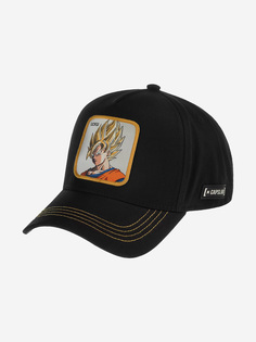 Бейсболка CAPSLAB CL/DBZ/1/GO2 Dragon Ball Goku Saiyan (черный), Черный Capslab®