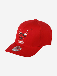 Бейсболка MITCHELL NESS HHSS3260-CBUYYPPPRED1 Chicago Bulls NBA (красный), Красный Mitchell&Ness