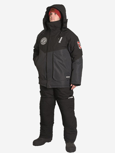 Костюм зимний Alaskan Savoonga XXL серый/черный (куртка+полукомбинезон), Черный