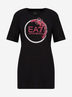 Футболка женская EA7 T-Shirt, Черный