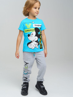 Комплект для мальчика: футболка, брюки PlayToday, Голубой
