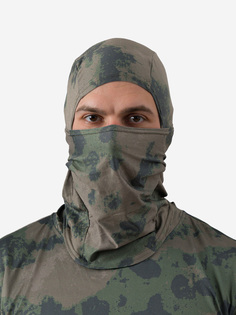 Балаклава сетка с перфорацией мох Jägermann, Зеленый Jagermann