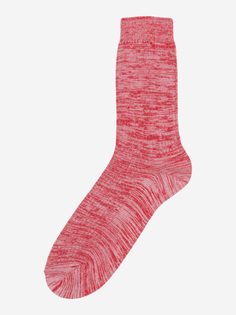 Хлопковые базовые носки "Лана" из органического хлопка красные, Красный Lana