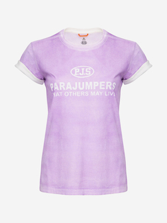 Футболка женская PARAJUMPERS Spray Tee, Фиолетовый
