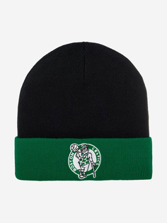 Шапка с отворотом MITCHELL NESS MN-NBA-EU174-BOSCEL-BLK Boston Celtics NBA (черный), Черный Mitchell&Ness