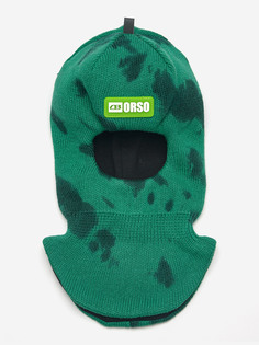 Шлем - шапка демисезонный детский ORSO BIANCO, Зеленый