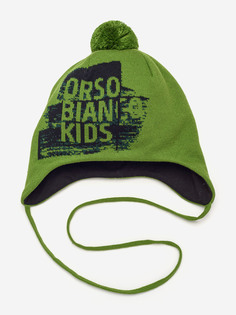 Шапка демисезонная для мальчика ORSO BIANCO, Зеленый