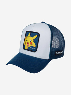 Бейсболки CL/PKM2/1/PIK8 Pokemon Pikachu (белый), Белый Capslab®