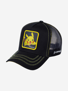 Бейсболки CL/PKM2/1/PIK7 Pokemon Pikachu (черный), Черный Capslab®