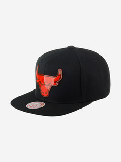 Бейсболки HHSS6047-CBUYYPPPBLCK Chicago Bulls NBA (черный), Черный Mitchell&Ness