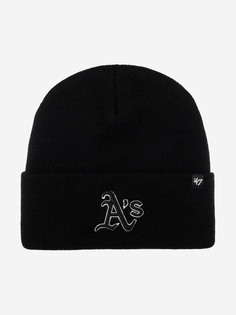 Шапки B-HYMKR18ACE Oakland Athletics MLB (черный), Черный 47