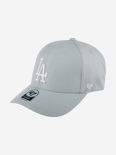 Бейсболки B-MVP12WBV-LG Los Angeles Dodgers MLB (серый), Серый 47