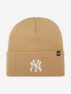 Шапки B-HYMKR17ACE New York Yankees MLB (бежевый), Бежевый 47