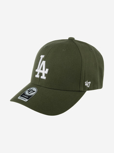 Бейсболки B-MVP12WBV-SWB Los Angeles Dodgers MLB (оливковый), Мультицвет 47