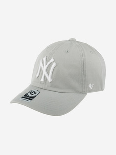 Бейсболки B-RGW17GWS-GY New York Yankees MLB (серый), Серый 47