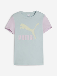 Футболка для девочек PUMA Classics, Голубой
