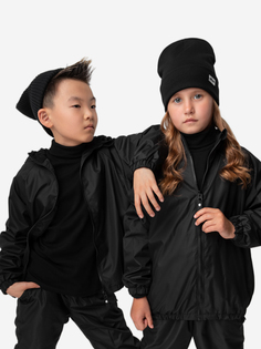 Куртка - ветровка для мальчика bodo, Черный