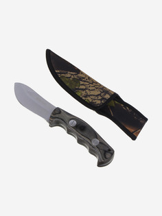 ЕРМАК Нож охотника в ножнах 24(9,5х0,4)см ручка пластик, Серый