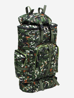 РУССО ТУРИСТО Рюкзак туристический, 65 литров,80х35х18см, полиэстер, Зеленый РуссоТуристо