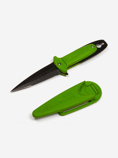 Нож для подводной охоты ST-Atlantis черное лезвие, зеленый, Мультицвет Salvimar