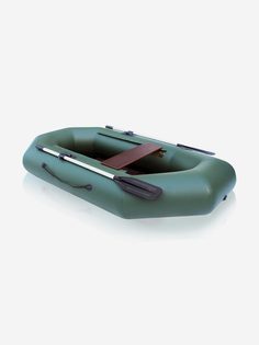 Лодка ПВХ "Компакт-220N"- ФС фанерная слань (зеленый цвет) упаковка-мешок оксфорд, Compakt