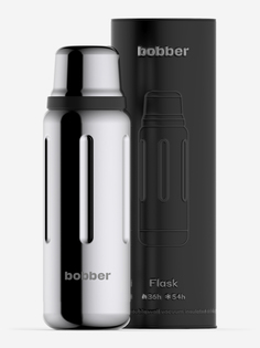 Термос вакуумный для напитков Flask, BOBBER, 770 мл, Серебряный