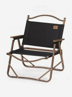 Кресло туристическое Naturehike MW02, складное, цвет ореховый, чёрный, до 120 кг, Коричневый