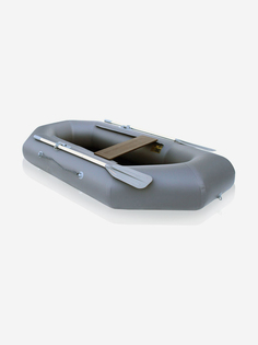 Лодка ПВХ "Компакт-220N"- НД надувное дно (серый цвет) упаковка-мешок оксфорд, Compakt