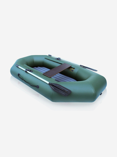 Лодка ПВХ "Компакт-220N"- НД надувное дно (зеленый цвет) упаковка-мешок оксфорд, Compakt